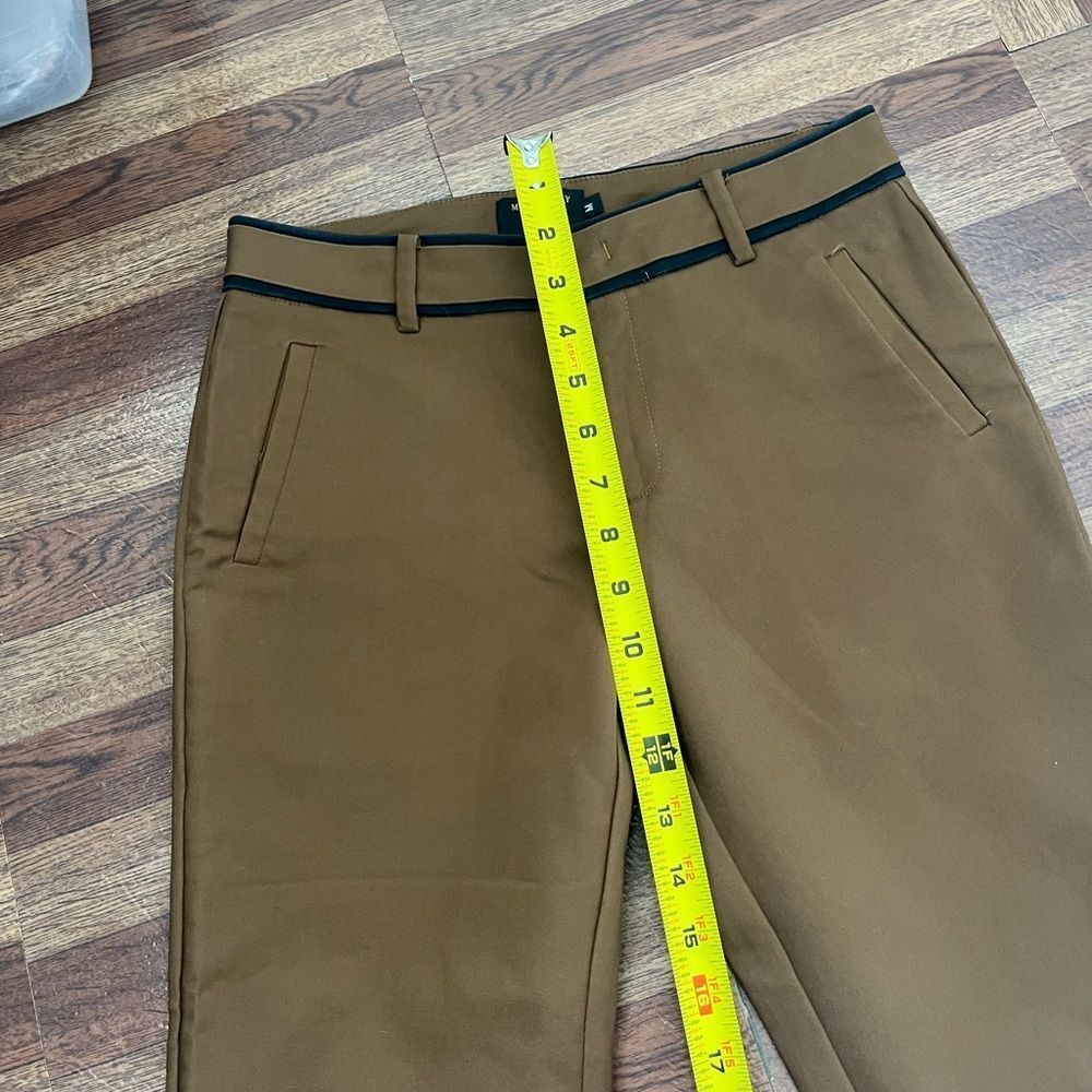 MISS DAISY Design by KOREA Brown Cropped Pants Size M Office Academia Basics - Picture 10 of 11
